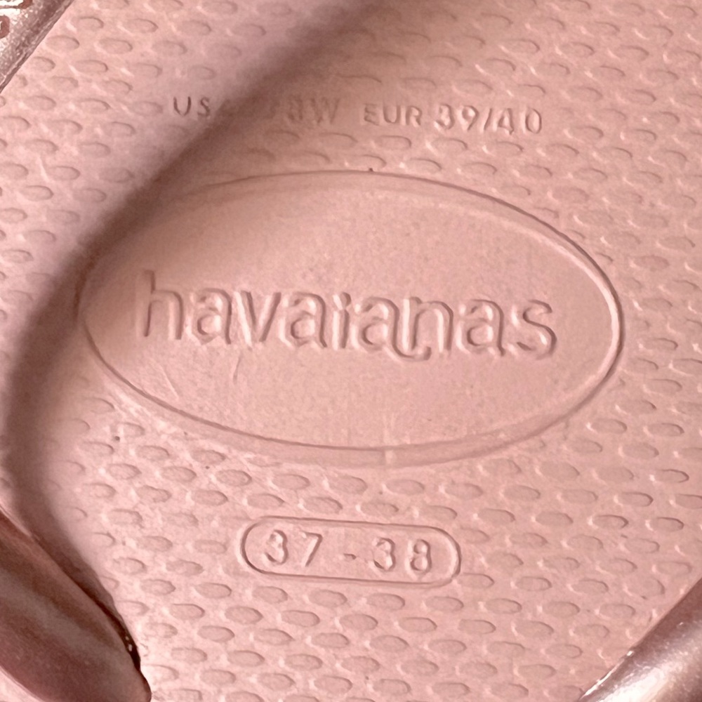 Havaianas Flip Flops Rose NWT - Picture 3 of 3